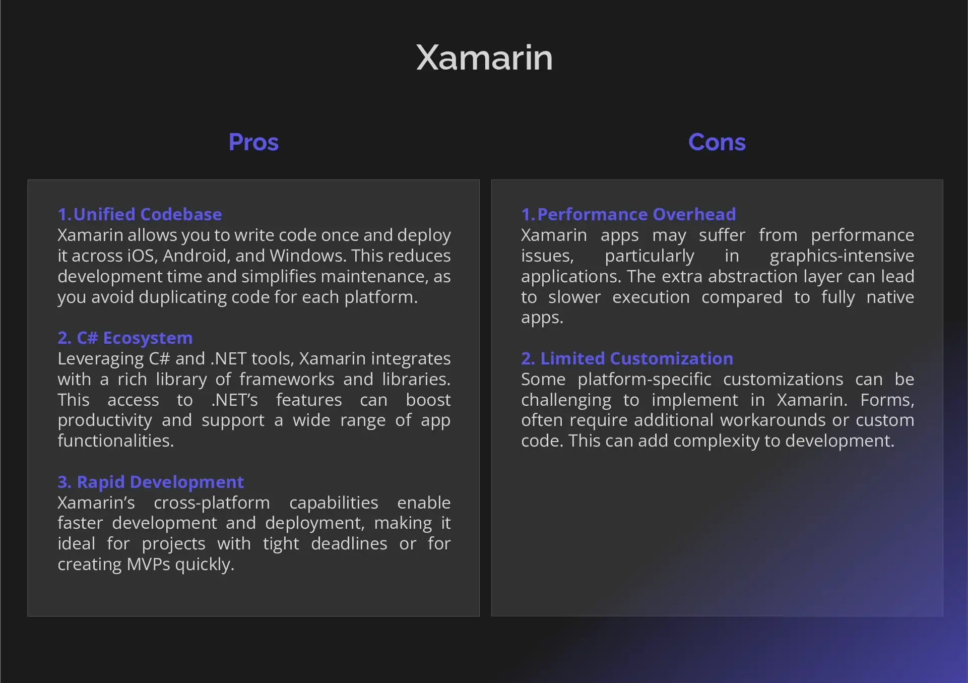 Xamarin_and_NET_MAUI_xamarin_pros_cons.webp